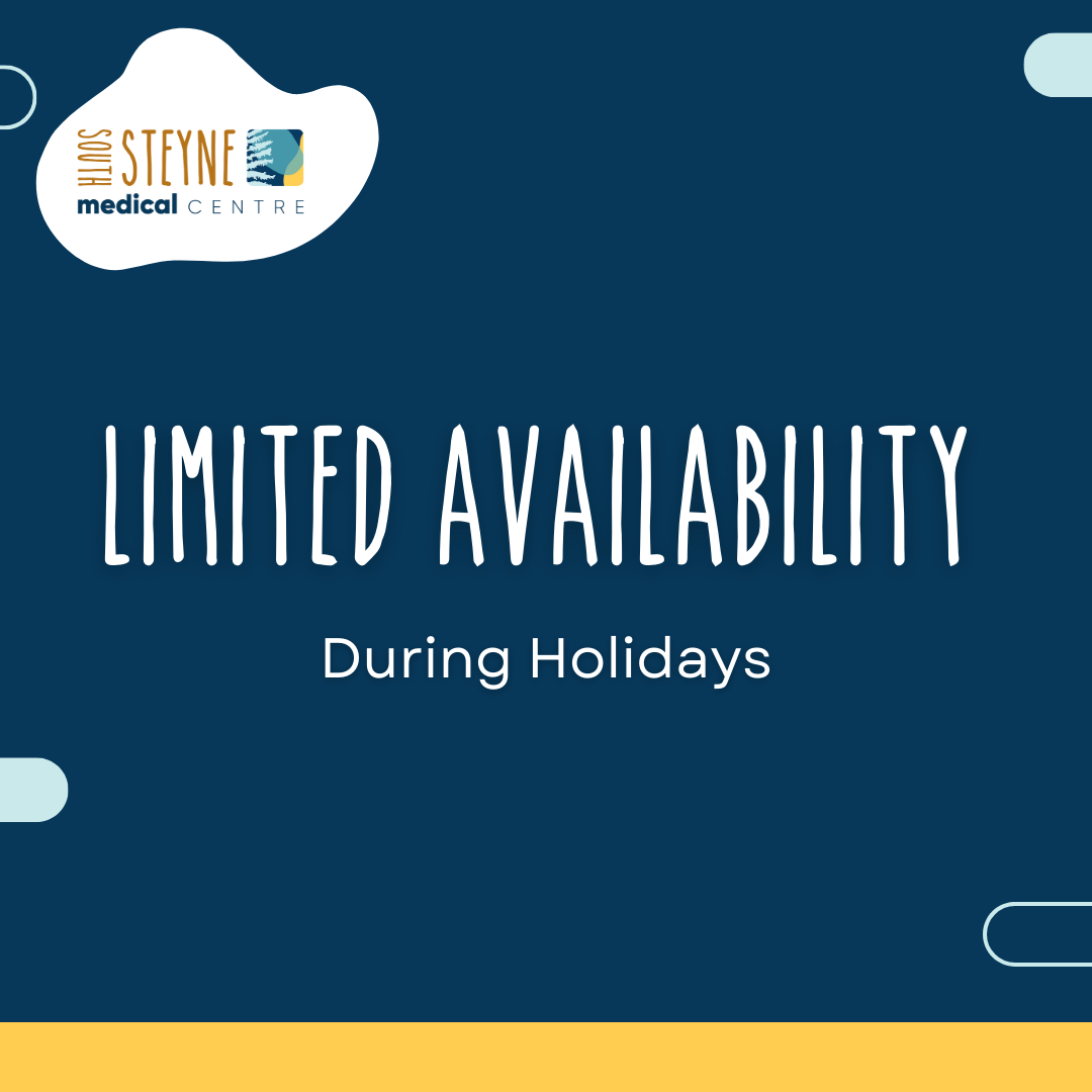 Limited Availability During Holiday Hours - South Steyne Manly Medical ...